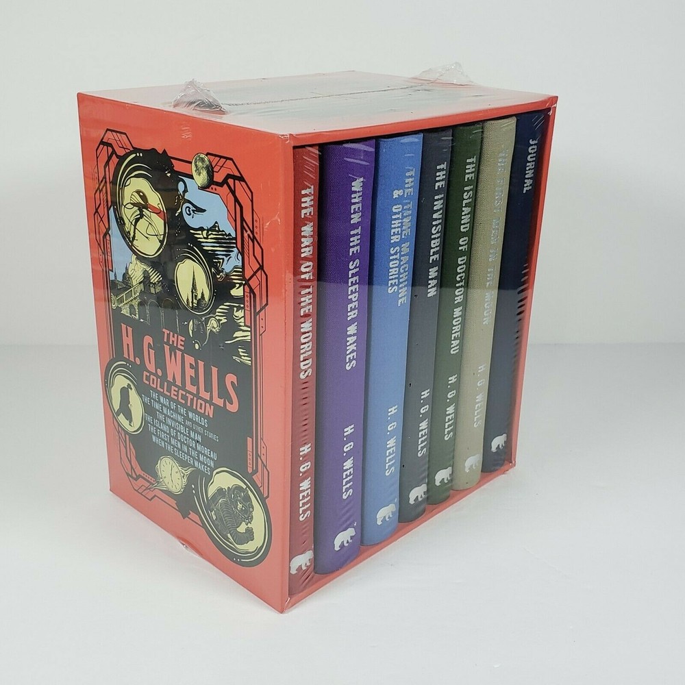 H.G.Wells Collection 6 Book Box Set Plus Journal – BRAND NEW