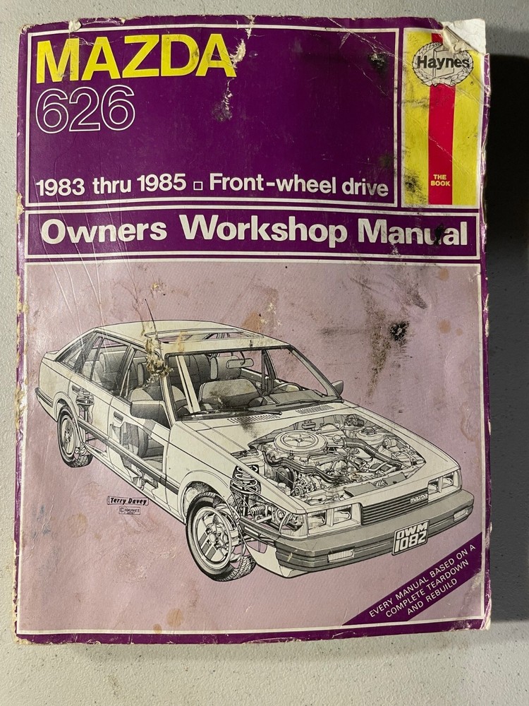 Haynes Repair Manual For 1983-85 Mazda 626
