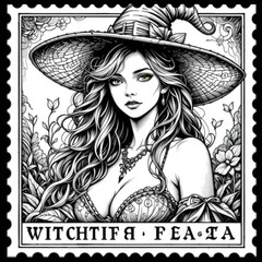 Adult Coloring Pages Antique Stamp Girls 500+ Printable Pages