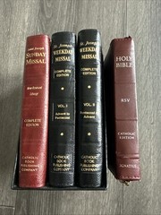 St. Joseph Missals: Complete Gift Box 3-Volume Set Sunday & Weekday Missal