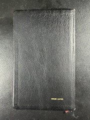 1979 Rex Humbard Prophecy Bible KJV Black Genuine Leather