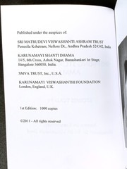 INSPIRING STORIES from AMMA – Amma Sri Karunamayi – 2011 SC – RARE – Like New