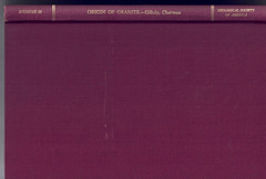 Geology-Origin Of Granite-Conference Of Geological Society Of America-1947