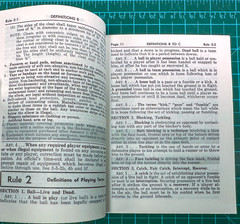 Vintage 1976 National Alliance Football Rule Book NFHS High School Softcover