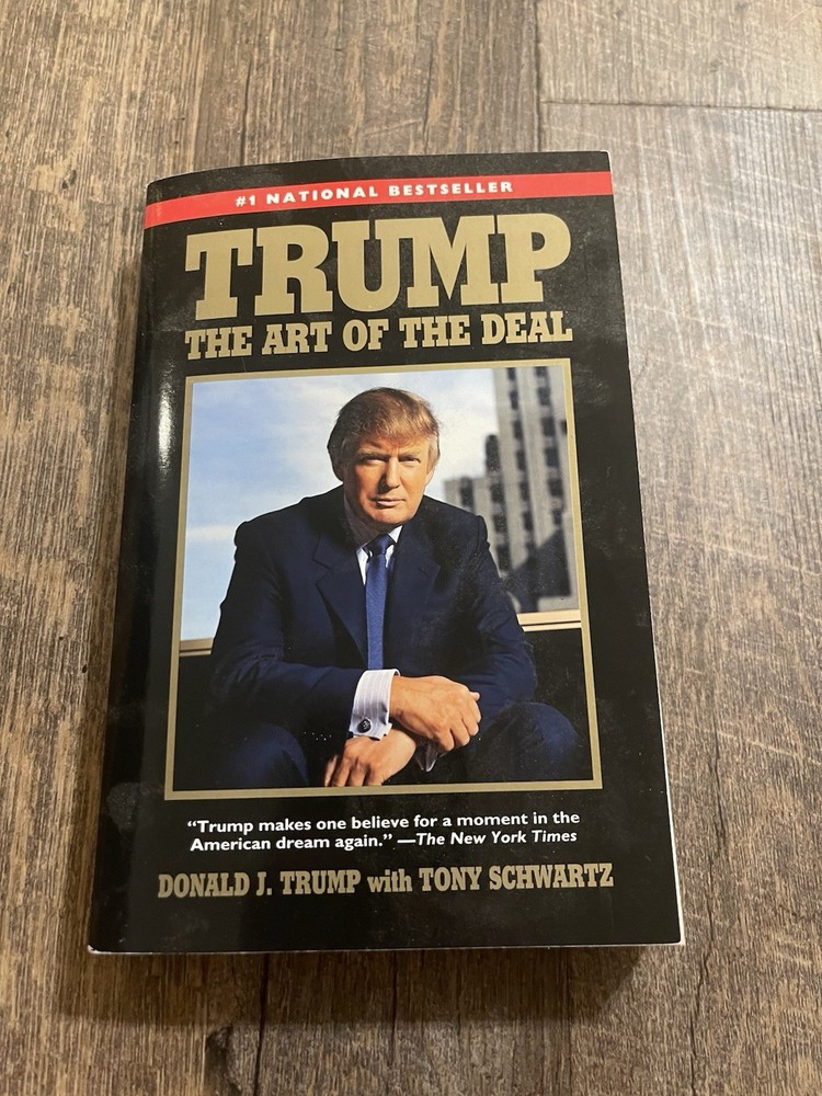 Trump the Art of the Deal by Donald J. Trump and Tony Schwartz 2015 USA STOCK