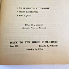 The Gospel of John Study Guide First Edition 1944 Paperback 108 Pages