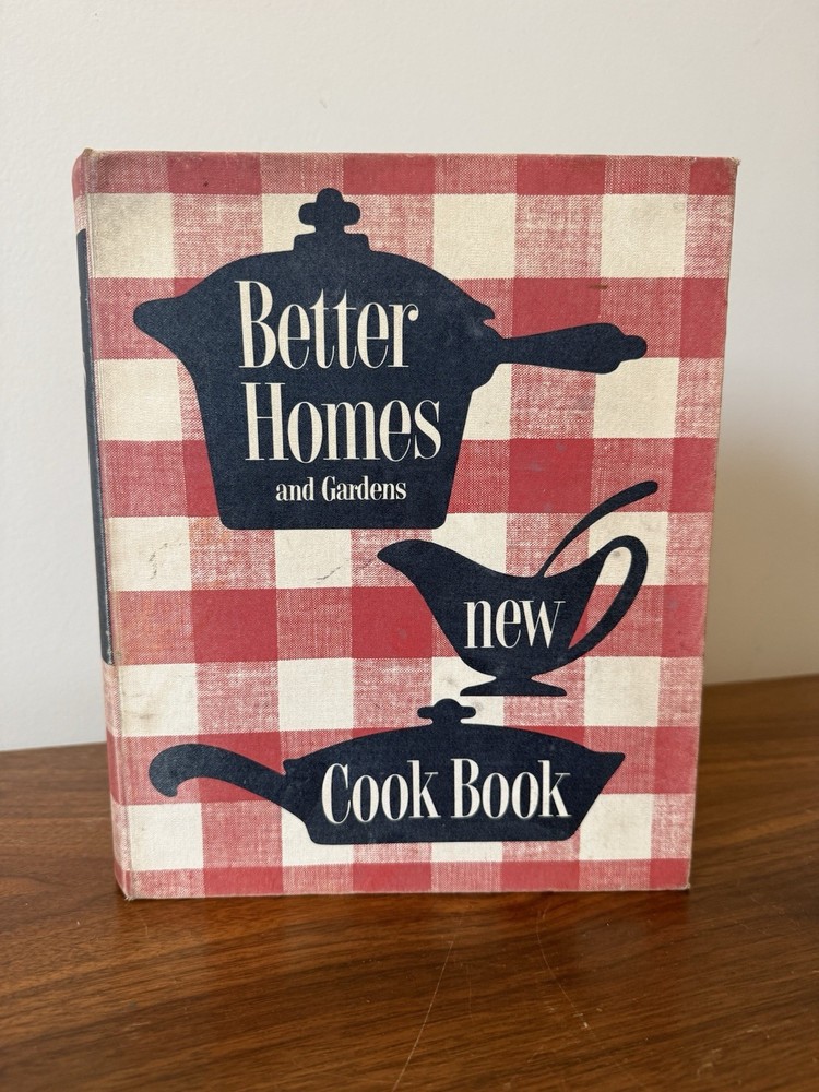 Vintage 1953 Better Homes & Gardens New Cookbook 5-Ring Binder