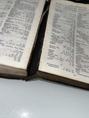 New Analytical Indexed Edition Holy Bible KJV Morocco Leather 1966 w/Concordance