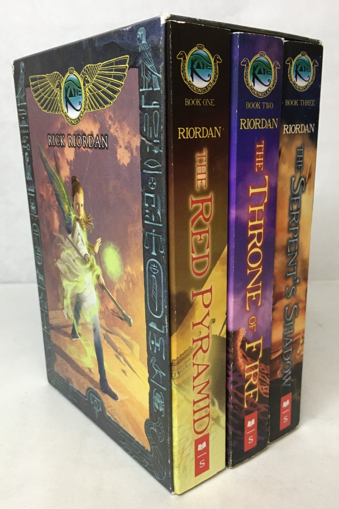 Lot of 3 The Kane Chronicles Books 1-3 by Rick Riordan – Complete Series BOX SET