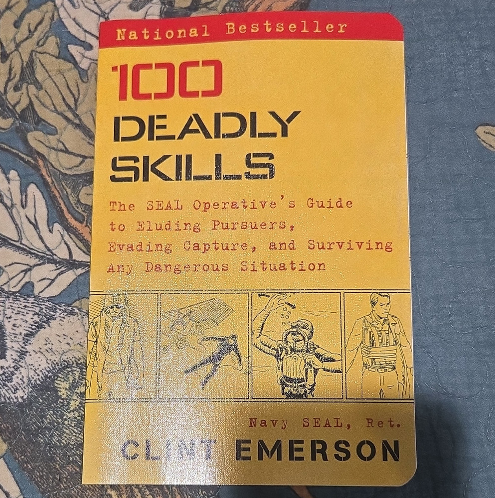 Clint Emerson 100 Deadly Skills SEAL Operative’s Guide TPB Touchstone 2015 Illus