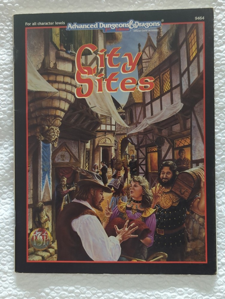 City Sites (Advanced Dungeons and Dragons 2nd Edition) Williams, Skip AD&D (1e a