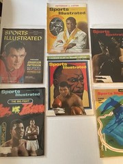 VINTAGE SPORTS ILLUSTRATED LOT OF 6 MIXED ISSUES FROM 1960-1966 MAGAZINES