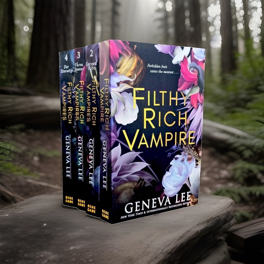 Filthy Rich Vampires 4 Book Collection Set by Geneva Lee Paperback Paranormal Ro