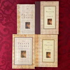 PRAYER OF JABEZ BOOK LOT}CASSETTE+JOURNAL+BIBLE STUDY+DEVOTIONAL*BRUCE WILKINSON