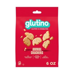 Glutino Gluten Free Animal Crackers, Crunchy and Sweet, Original Flavor, 6 oz