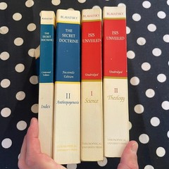 Secret Doctrine Index & Vol. II & Isis Unveiled Vols I & II by Madame Blavatsky