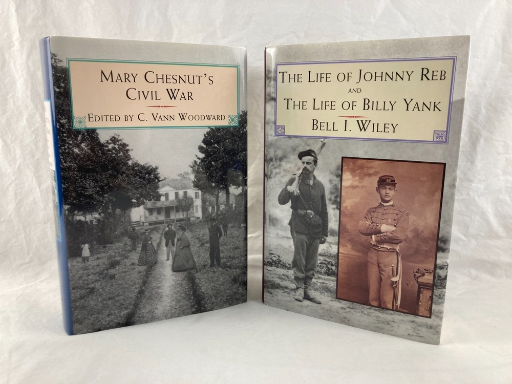 Life of Johnny Reb Billy Yank Mary Chesnut’s Civil War by Wiley & Woodward HCDJ
