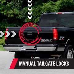 PL1050 Black Manual Tailgate Lock for Chevy/GMC