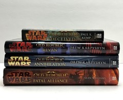 Star Wars Old Republic 3 HC Lot Revan Deceived Fatal Alliance Darth Bane 1st Ed