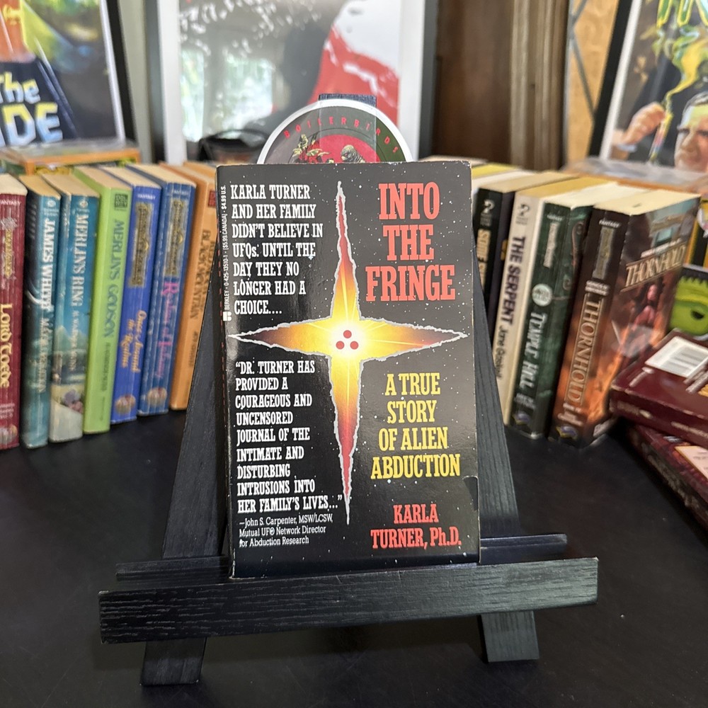 Into The Fringe Karla Turner 1992 First Printing Alien Abduction UFO Berkley PB
