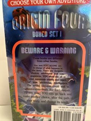 Choose Your Own Adventure 4-Book Boxed Set #1: Origin Four New Sealed
