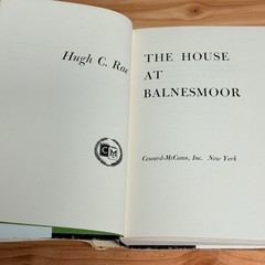 The House At Balnesmoor Hugh C Rae 1969 First American Edition HC W/DJ