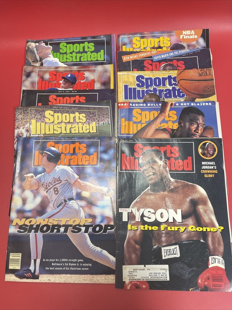 Vintage Sports Illustrated Magazine Lot Of 10 (1991), *2