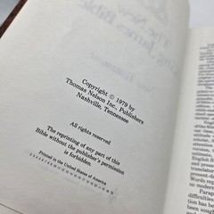 1979 The New King James Bible New Testament Thomas Nelson First Printing 192