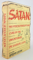 Satan His Psychotherapy and Cure Jeremy Leven 1982 First Edition Hardcover Book