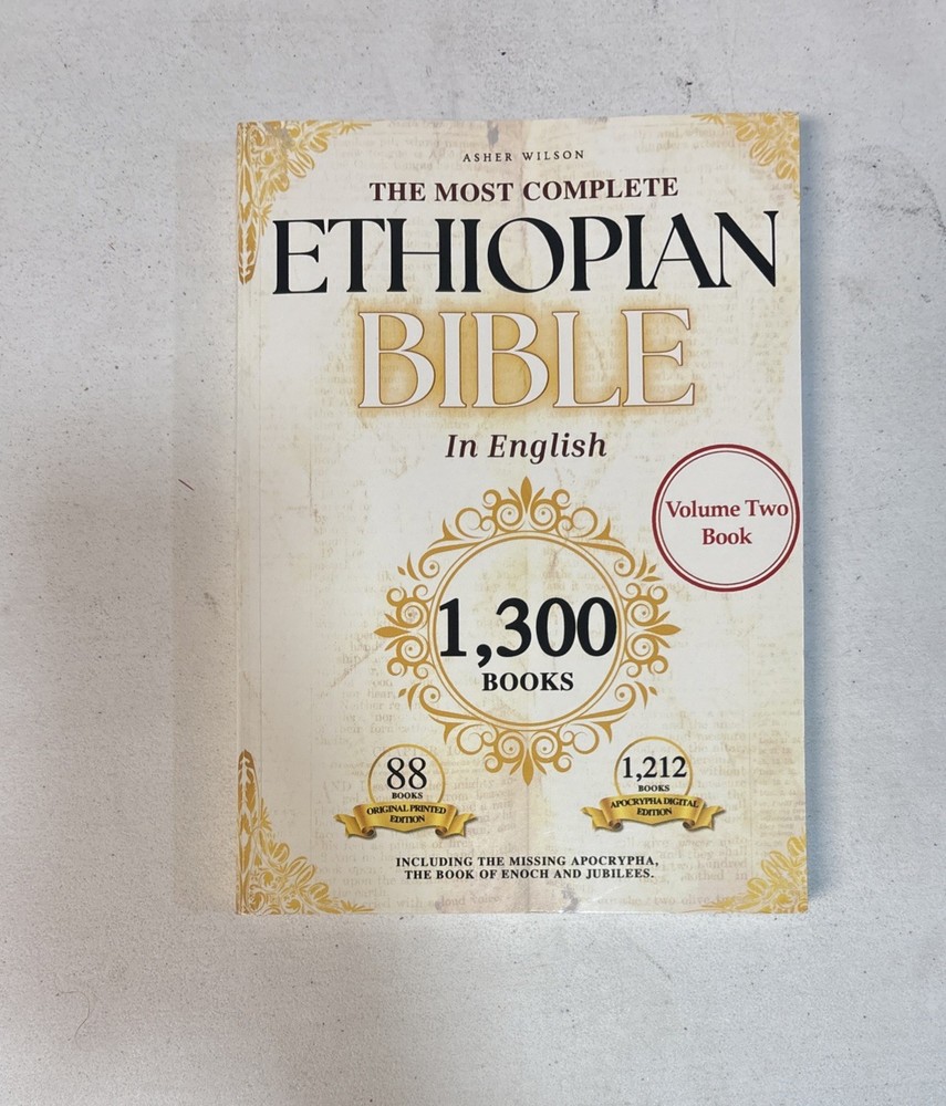 THE COMPLETE ETHIOPIAN BIBLE in English Scriptures volume 2 paper back Plz Read!