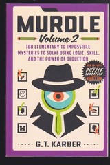 Murdle: Volume 2 by G. T. Karber Paperback 2023 LN
