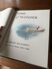 Time Of Wonder by Robert McCloskey 1981 HC Book With Dust Jacket Excellent Maine