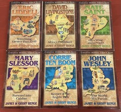 Christian Heroes Then & Now by Janet & Geoff Benge VTG Paperback Lot of 12