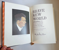 Brave New World Aldous Huxley Leather Bound Collectors Edition Easton Press NICE