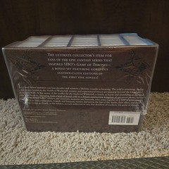 George R.R. Martin A Song of Ice and Fire Leather Cloth 5 Book Boxed Set Sealed