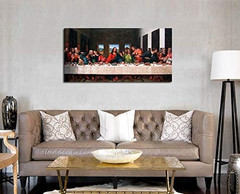 The Last Supper by Da Vinci – Framed Canvas Art for Home Decor