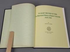 To Light the Ways of Time Eugene W. Baker Baylor University History 1845-1986 HC