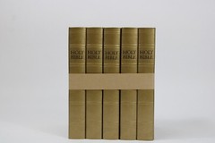 Holy Bible ESV Placed Gideons English Standard Version Hardcover 2013 Gold New