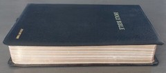 Holy Bible Premium Bonded Leather B&H KJV Giant Print Edition Red Letter 1982 VG