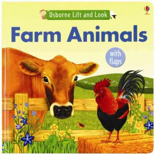 Farm Animals (Lift and Look Board – Board book, by Greenwell Jessica – Very Good
