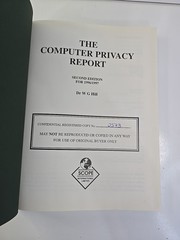 Lot Of 5 – W G Hill Books PT, PT2, Tycoon, Computer Privacy & Banking In Silence