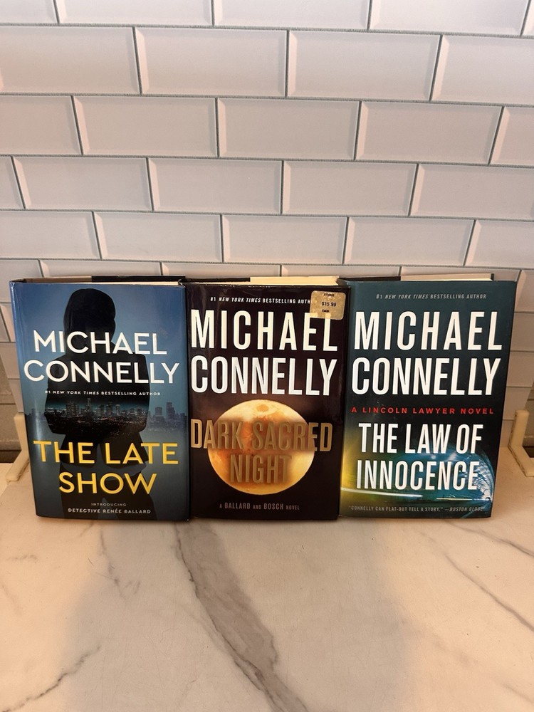 Michael Connelly Hardcovers Lot of 3 Mixed Titles