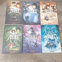 Lot 9 AMULET Books #1-9 Complete Series Set by Kazu Kibuishi Graphic Novels VGC