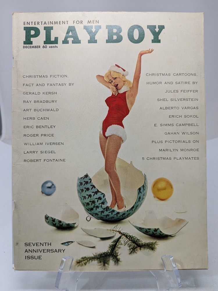 Playboy Magazine December 1960 🔥 Teddi Smith 🔥 Carol Eden 🔥 Marilyn Monroe E