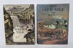 The White Blue Nile Alan Moorehead Hardcover Book Lot Of 2 Illus. 1972 Africa