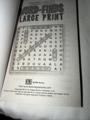 KAPPA Word-Find Pocket Puzzle Volume 192 Pages 130 W/ 58 Puzzles Large Print NEW