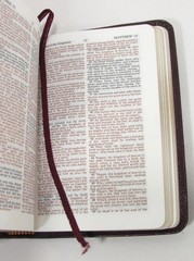 Nelson KJV The Smallest Holy Bible 104BG Burgundy Genuine Leather Box Magnifier
