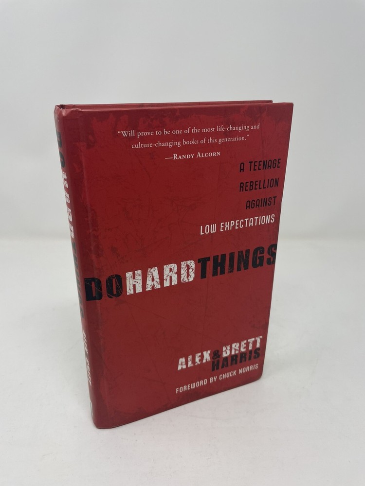 ALEX & BRETT HARRIS Do Hard Things Book 2008 SIGNED FIRST EDITION Hardcover EUC
