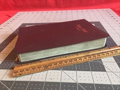 Vintage 1973 Holy Bible Concordance Red Letter Edition Word Aflame Press Rare
