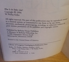 What Is The Father Like? W Phillip Keller Bethany House Devotional Paperback